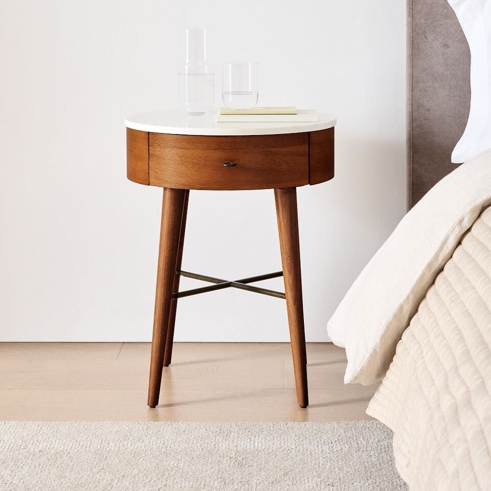 Penelope Bedside Table (46 cm) West Elm Australia